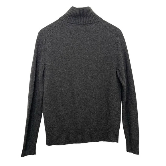 J. Crew Mercantile1/4 Zip Mock Neck Lambswool Blend Sweater Size Small - Picture 2 of 6